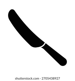 Butter knife icon vector design template