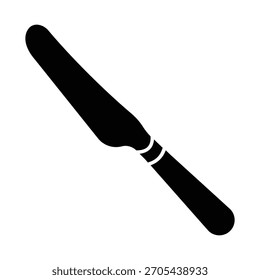 Plantilla de diseño de Vector de icono de cuchillo de mantequilla