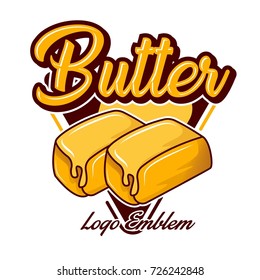 Butter Logo Emblem 