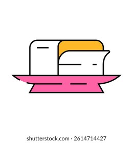 butter milk product line icon vector. butter milk product sign. isolated symbol illustration