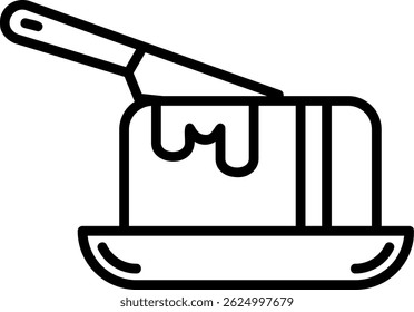 Butter New Creative Vector Icon Design
