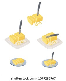 
butter, vector clipart