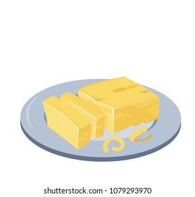 
butter, vector clipart