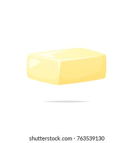 Butter vector isolated illustration