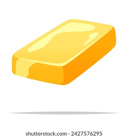 Butter vector isolated illustration