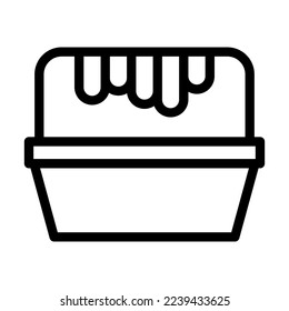 Butter-Vektorliniendesign