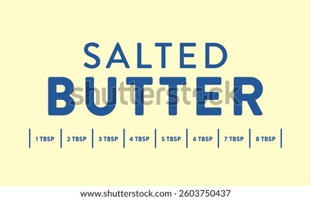 Butter Vector, Stick of Butter, Butter Graphic, Butter Measurement, Baking Ingredient, Baking Graphic, Dairy Icon, Food Vector, Vector Illustration Background