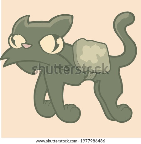 
The Buttered cat paradox illustrated
