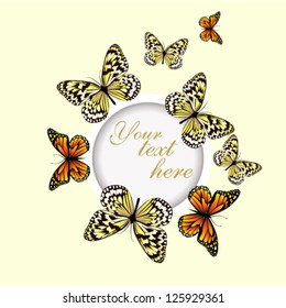 Butterflies around the circle