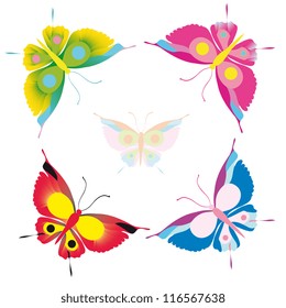 butterflies background