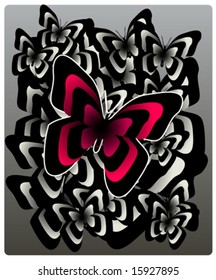 butterflies background