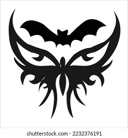 butterflies and bats vector logo design animal