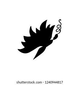 Butterflies black silhouettes set. Flying insects hand drawn collection for laser cutting. Butterflies with wings for decoration. Poster, logo, typography design elements. Isolated vector illustration