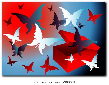 Butterflies from a box