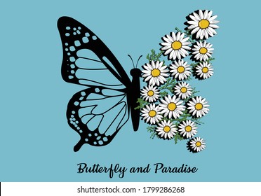 butterflies and daisies positive quote flower design margarita 
mariposa
stationery,mug,t shirt,phone case fashion style spring summer