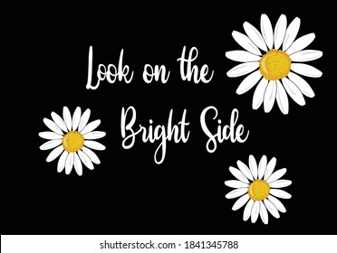 butterflies and daisies positive quote flower design margarita  mariposa stationery,mug,t shirt,phone case fashion slogan  style spring summer sticker and etc fashion design