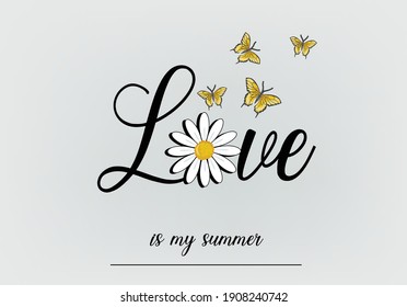 butterflies and daisies positive quote flower design margarita 
mariposa
stationery,mug,t shirt,phone case fashion slogan  style spring summer sticker and etc fashion design Swallowtail Metamorphosis