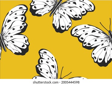 butterflies and daisies positive quote flower design margarita 
mariposa
stationery,mug,t shirt,phone case fashion slogan  style spring summer sticker and etc fashion design seamless pattern