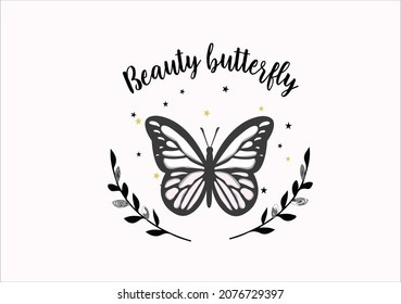 butterflies and daisies positive quote flower design margarita 
mariposa
stationery,mug,t shirt,phone case fashion slogan  style spring summer sticker and etc Tawny Orange Monarch Butterfly