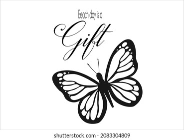 butterflies and daisies positive quote flower design margarita 
mariposa
stationery,mug,t shirt,phone case fashion slogan  style spring summer sticker and etc Tawny Orange Monarch Butterfly
