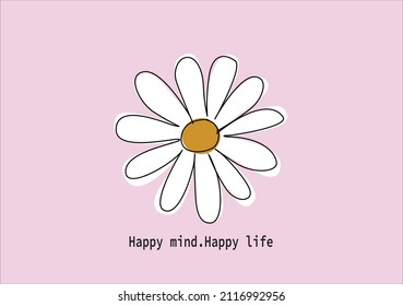 butterflies and daisies positive quote flower margarita 
mariposa
stationery,mug,t shirt,phone case fashion slogan  style spring summer sticker and etc Tawny Orange Monarch positive etc positive
