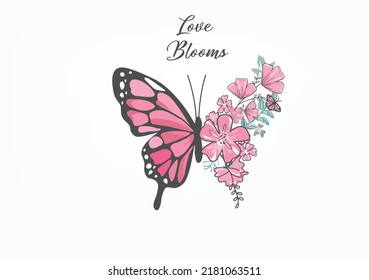 butterflies and daisies positive quote flower watercolor margarita 
mariposa
stationery,mug,t shirt,phone case fashion slogan  style spring summer sticker and etc Tawny Orange Monarch stationery