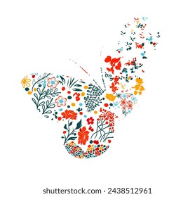 butterflies and daisies positive quote flower design margarita mariposa stationery,mug,t shirt,phone case fashion slogan style spring summer sticker and etc fashion design Swallowtail Metamorphosis