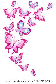 Butterflies Design Stock Vector (Royalty Free) 135331649 | Shutterstock