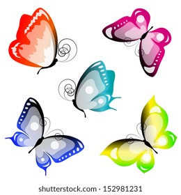 butterflies design