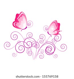 butterflies design