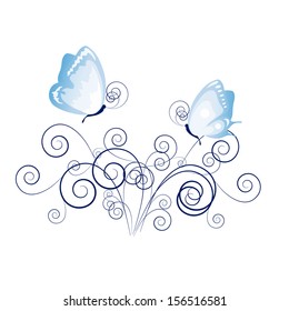 butterflies design 