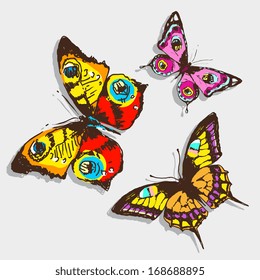 butterflies design