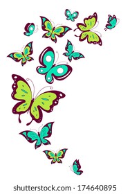 butterflies design