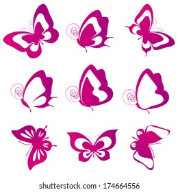 butterflies design