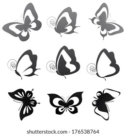 butterflies design