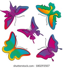 butterflies design