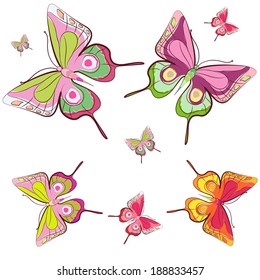 butterflies design