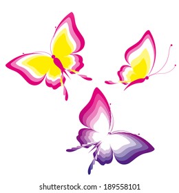 butterflies design