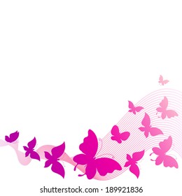 Butterflies Design Stock Vector (Royalty Free) 179888810