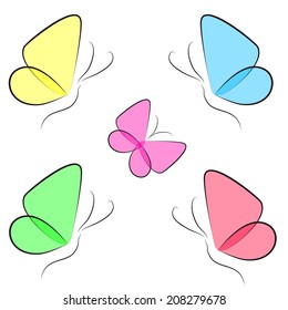 butterflies design