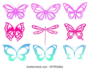 butterflies design