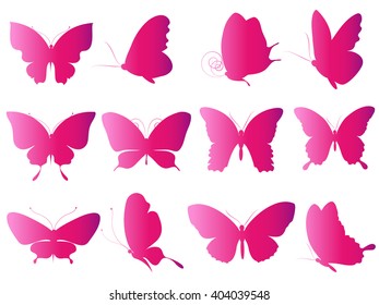 Butterflies Design Stock Vector (Royalty Free) 404039548 | Shutterstock