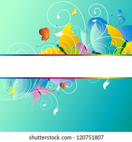 butterflies design vector