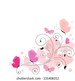 Butterflies design vector