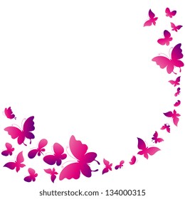 butterflies design vector