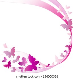 butterflies design vector