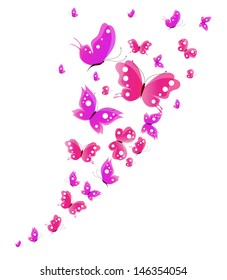 butterflies design vector