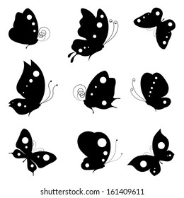 butterflies design vector