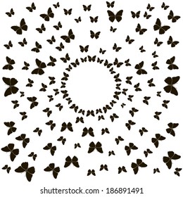 butterflies design - vector icon