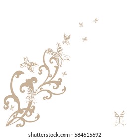 butterflies design vector, popular, la notebooks, banners, wallpapers